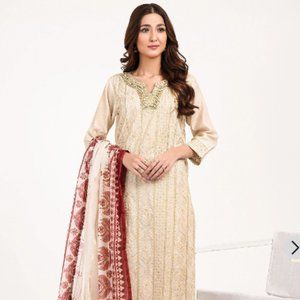 💖 Pakistani 3-Piece Eid Dress Limelight 💖